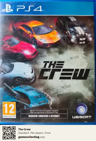 The Crew PlayStation 4, Spain box front