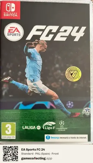 EA Sports FC 24 Nintendo Switch, Spain box front