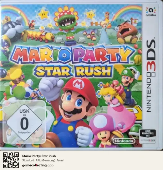 Mario Party: Star Rush Nintendo 3DS, Germany box front