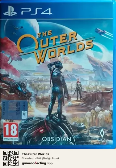 The Outer Worlds PlayStation 4, Italy box front
