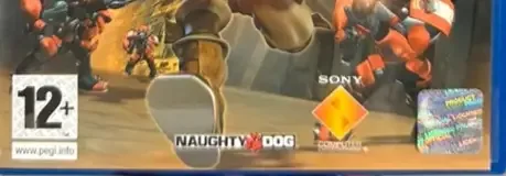 Jak II, the PEGI square on its front
