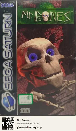 Mr. Bones Sega Saturn, PAL box front