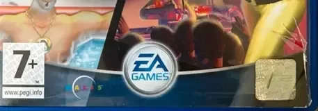 The Sims Bustin' Out, the PEGI square on its front