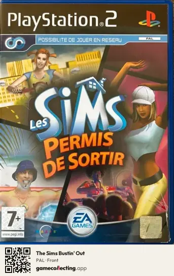 The Sims Bustin' Out PlayStation 2, PAL box front