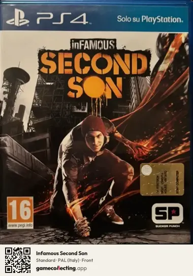 Infamous Second Son PlayStation 4, Italy box front