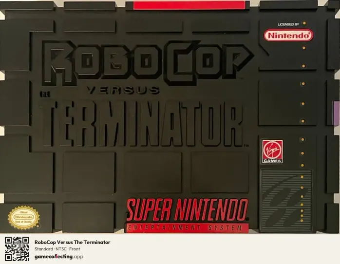 RoboCop Versus The Terminator Super Nintendo Entertainment System, NTSC box front
