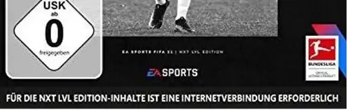 FIFA 21, the USK square on its front