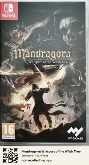 Mandragora: Whispers of the Witch Tree Nintendo Switch, PAL box front