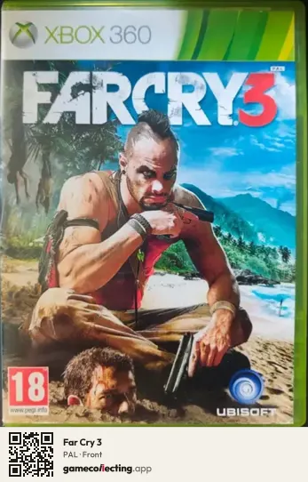 Far Cry 3 Xbox 360, PAL box front