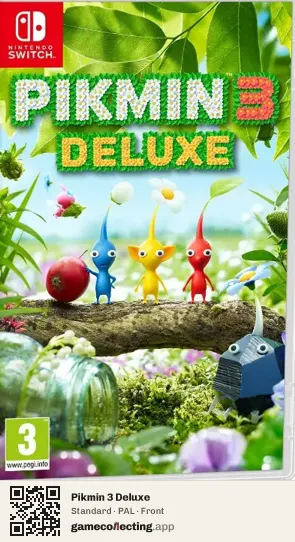 Pikmin 3 Deluxe Nintendo Switch, PAL box front