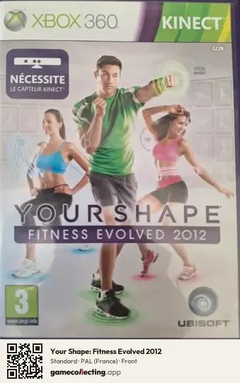Your Shape: Fitness Evolved 2012 Xbox 360, France box front