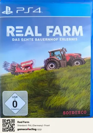 Real Farm PlayStation 4, Germany box front