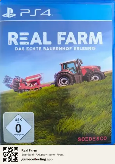 Real Farm PlayStation 4, Germany box front