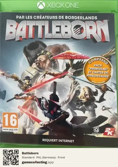 Battleborn Xbox One, Germany box front