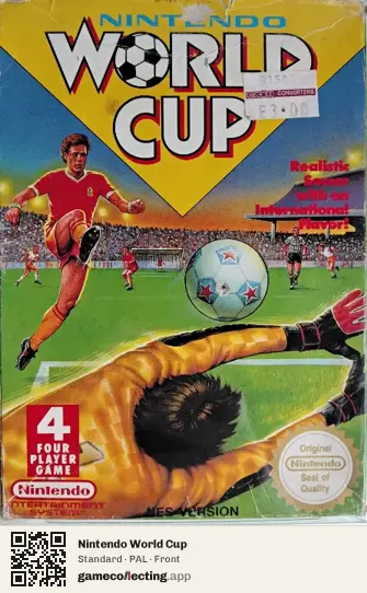Nintendo World Cup Nintendo Entertainment System, PAL box front