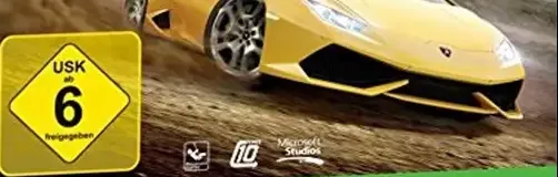 Forza Horizon 2, the USK square on its front