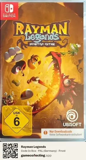 Rayman Legends Nintendo Switch, Germany box front