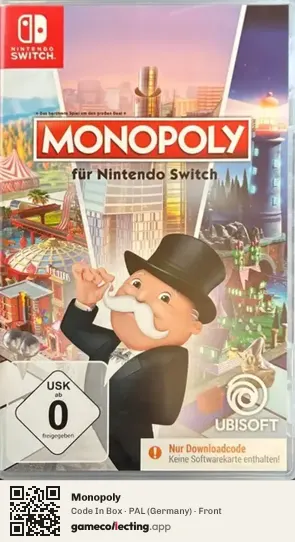 Monopoly Nintendo Switch, Germany box front