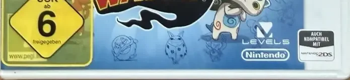 Yo-kai Watch, the USK square on its front