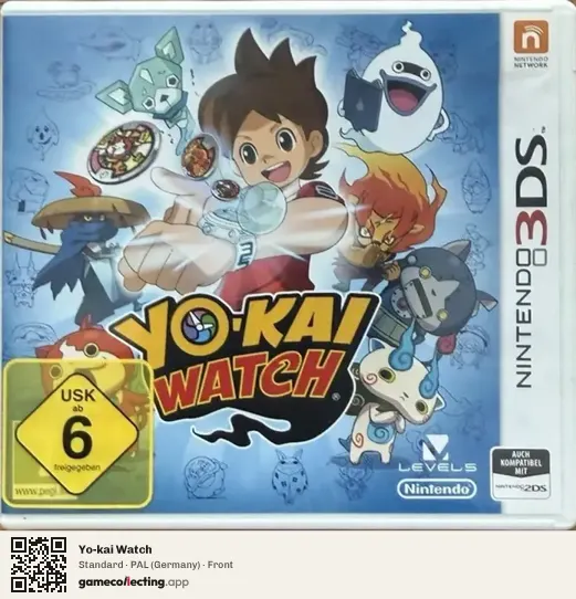 Yo-kai Watch Nintendo 3DS, Germany box front