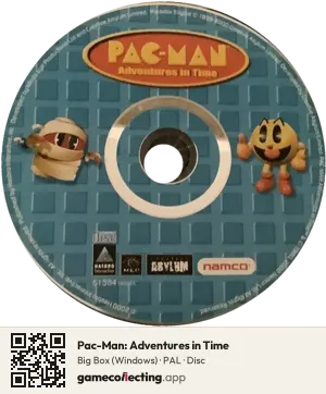 Pac-Man: Adventures in Time Computer, PAL disc