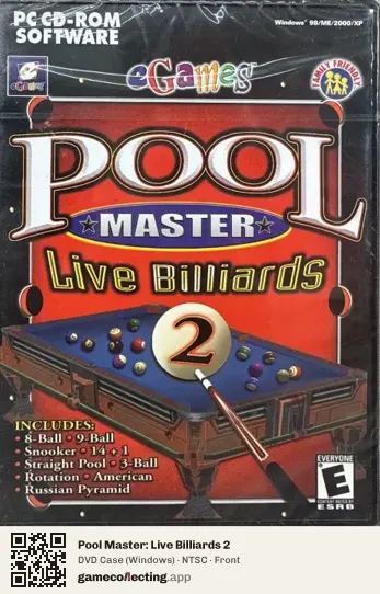 Pool Master: Live Billiards 2 Computer, NTSC box front