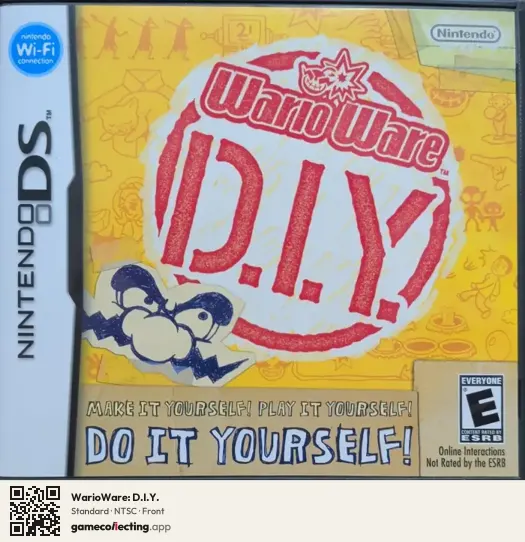 WarioWare: D.I.Y. Nintendo DS, NTSC box front