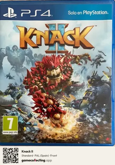 Knack II PlayStation 4, Spain box front