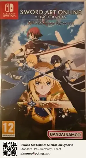 Sword Art Online: Alicization Lycoris Nintendo Switch, Germany box front