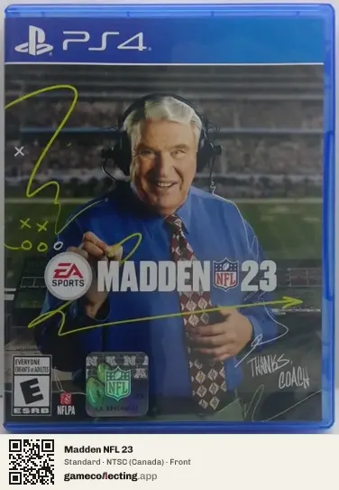 Madden NFL 23 PlayStation 4, Canada box front