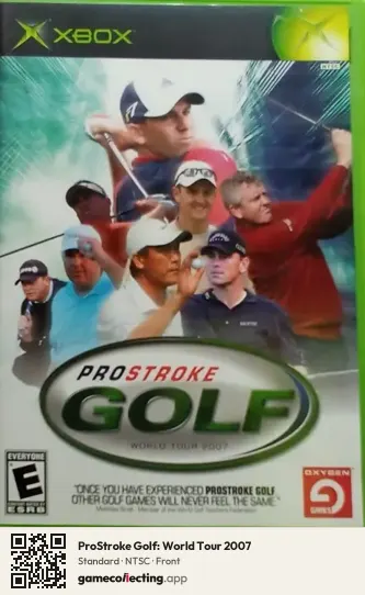 ProStroke Golf: World Tour 2007 Xbox, NTSC box front