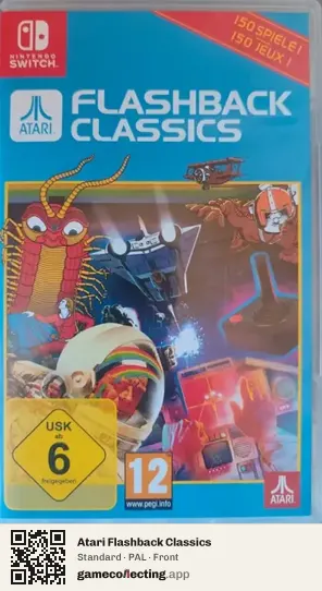 Atari Flashback Classics Nintendo Switch, PAL box front