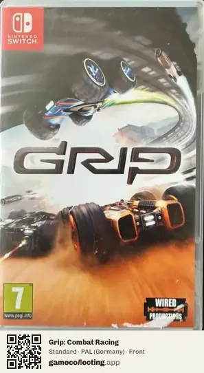 Grip: Combat Racing Nintendo Switch, Germany box front