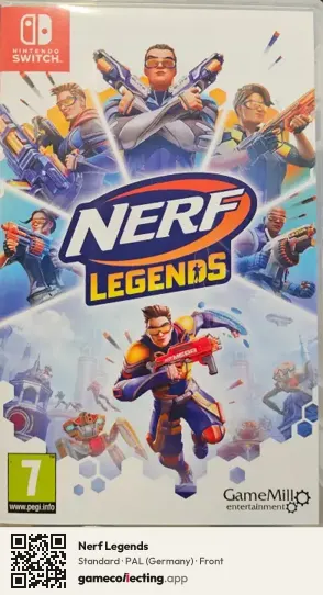 Nerf Legends Nintendo Switch, Germany box front