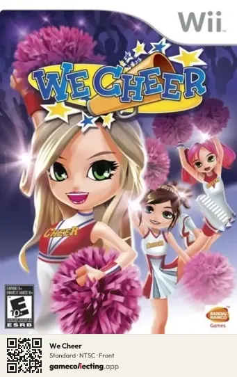 We Cheer Nintendo Wii, NTSC box front