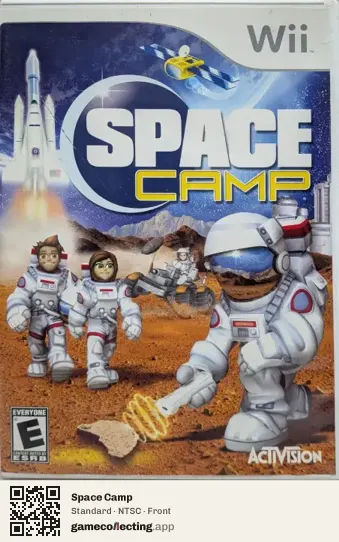 Space Camp Nintendo Wii, NTSC box front