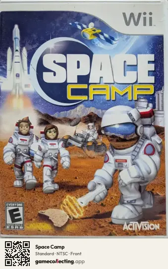 Space Camp Nintendo Wii, NTSC box front