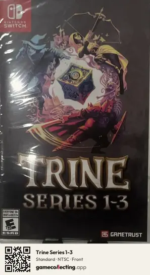 Trine Series 1-3 Nintendo Switch, NTSC box front