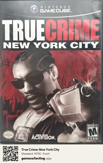 True Crime: New York City Nintendo GameCube, NTSC box front