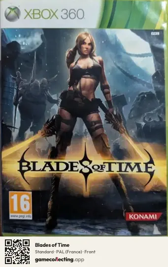 Blades of Time Xbox 360, France box front