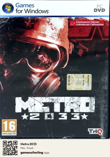 Metro 2033 Computer, PAL box front