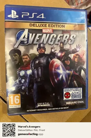 Marvel's Avengers PlayStation 4, PAL box front