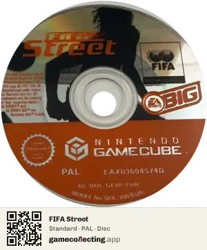 FIFA Street Nintendo GameCube, PAL disc