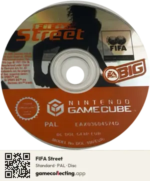 FIFA Street Nintendo GameCube, PAL disc