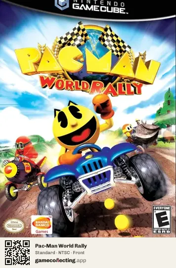 Pac-Man World Rally Nintendo GameCube, NTSC box front