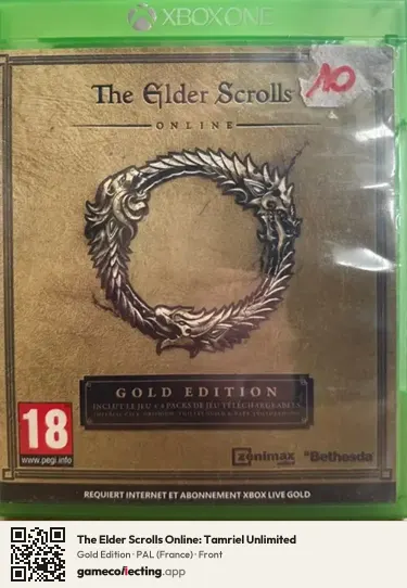 The Elder Scrolls Online: Tamriel Unlimited Xbox One, France box front