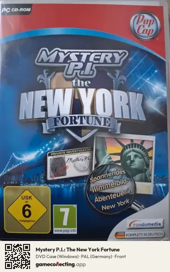 Mystery P.I.: The New York Fortune Computer, Germany box front