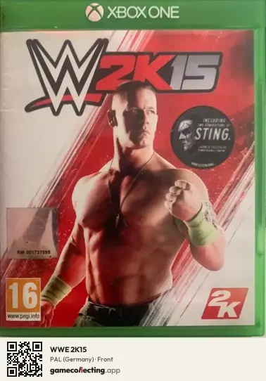 WWE 2K15 Xbox One, Germany box front