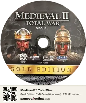Medieval II: Total War Computer, PAL disc