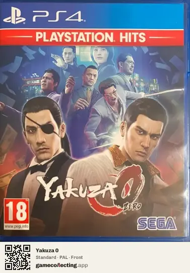 Yakuza 0 PlayStation 4, PAL box front